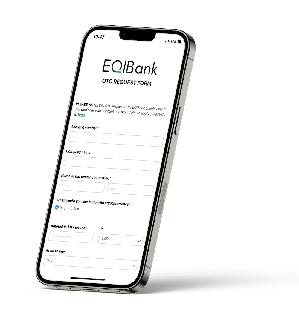 EQIBank Crypto OTC