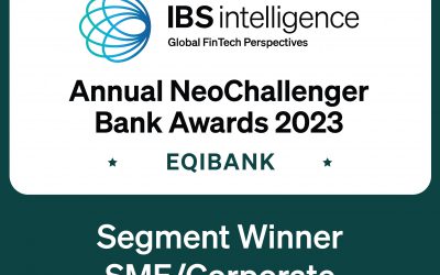 EQIBank Named Winner of IBSi NeoChallenger Bank Award in SME/Corporate Banking Segment