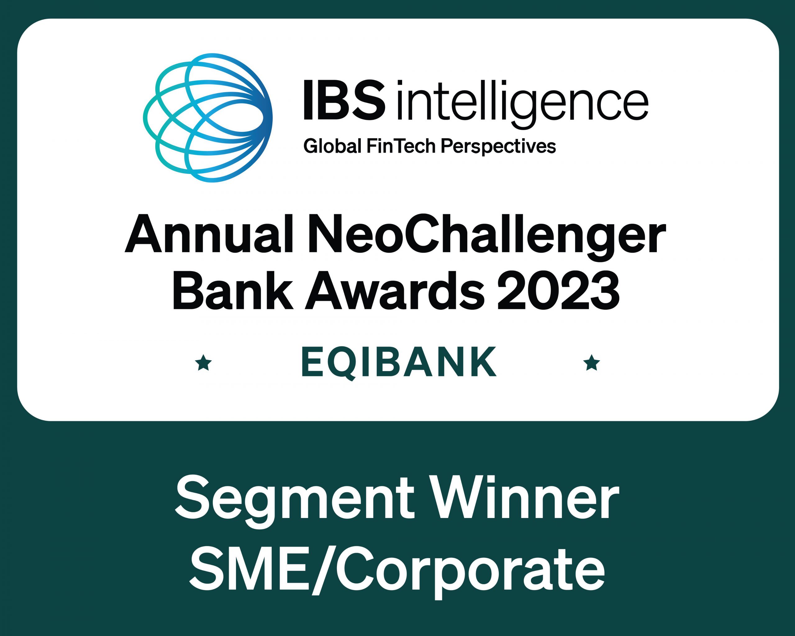 EQIBank bank award